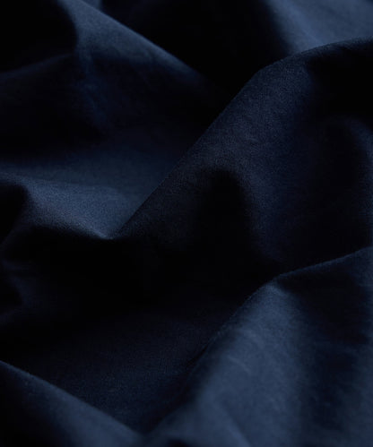 Todd Snyder Poplin Band Collar Shirt - Navy
