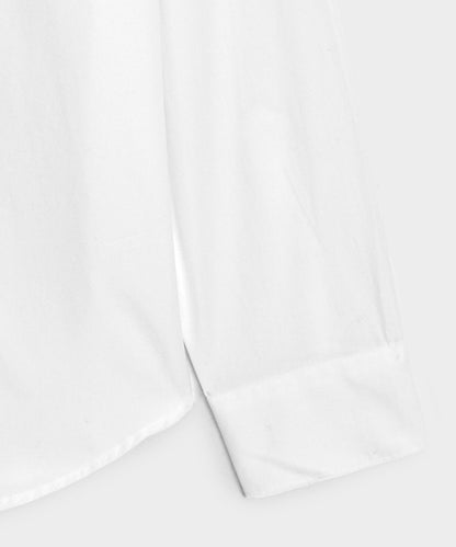 Todd Snyder Poplin Band Collar Shirt - White