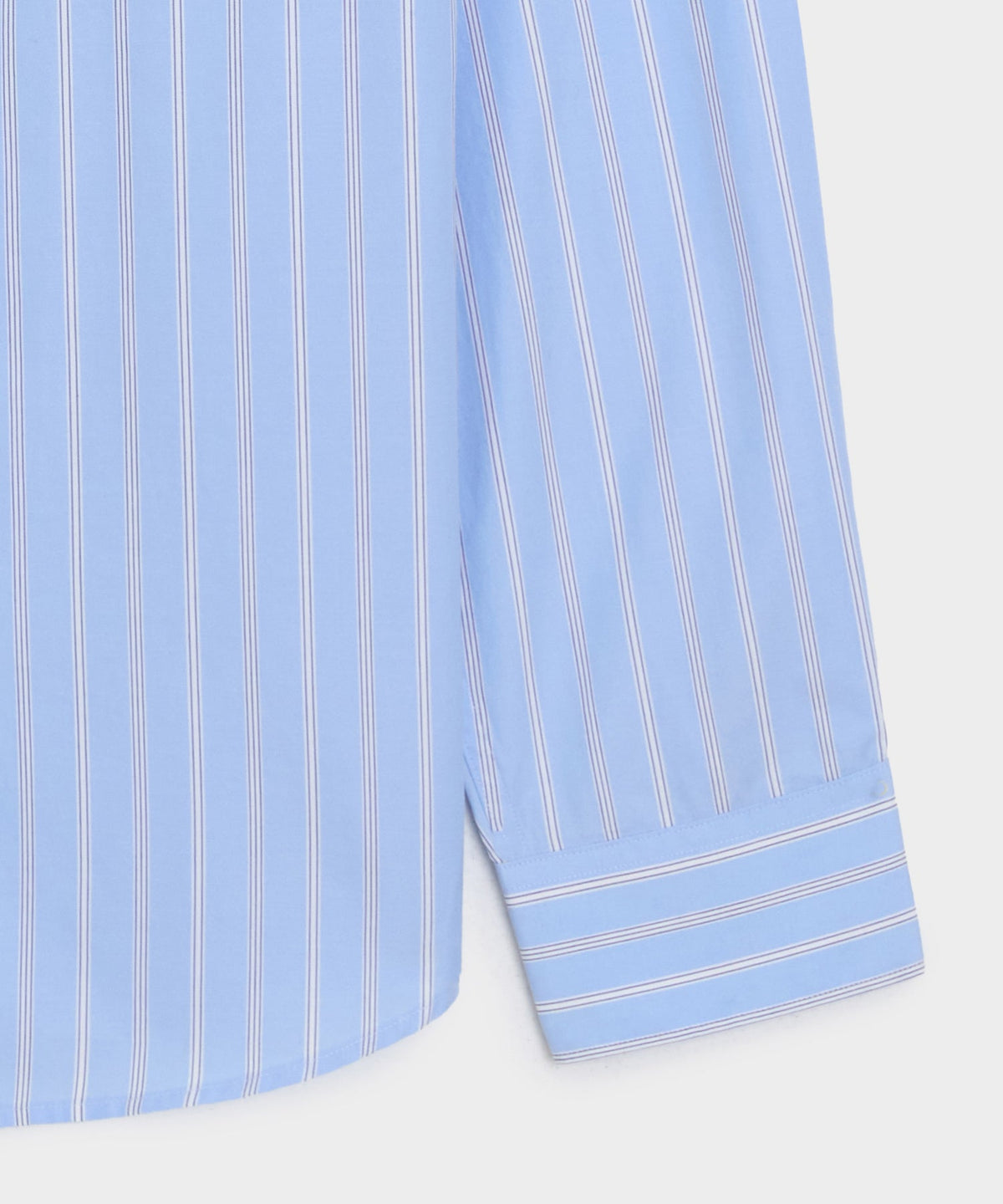Todd Snyder Poplin Band Collar Shirt - Blue