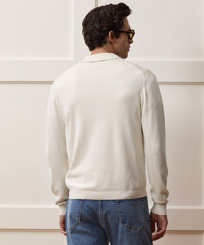 Todd Snyder Silk-Cotton Sweater Jacket - Bisque