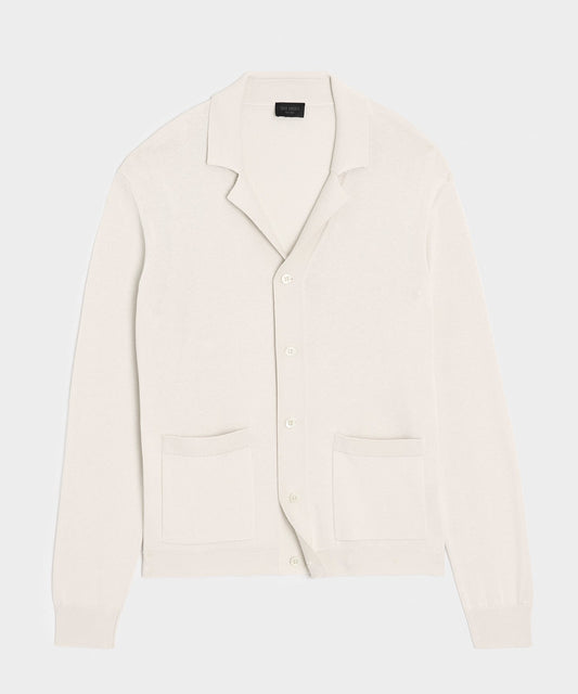 Todd Snyder Silk-Cotton Sweater Jacket - Bisque