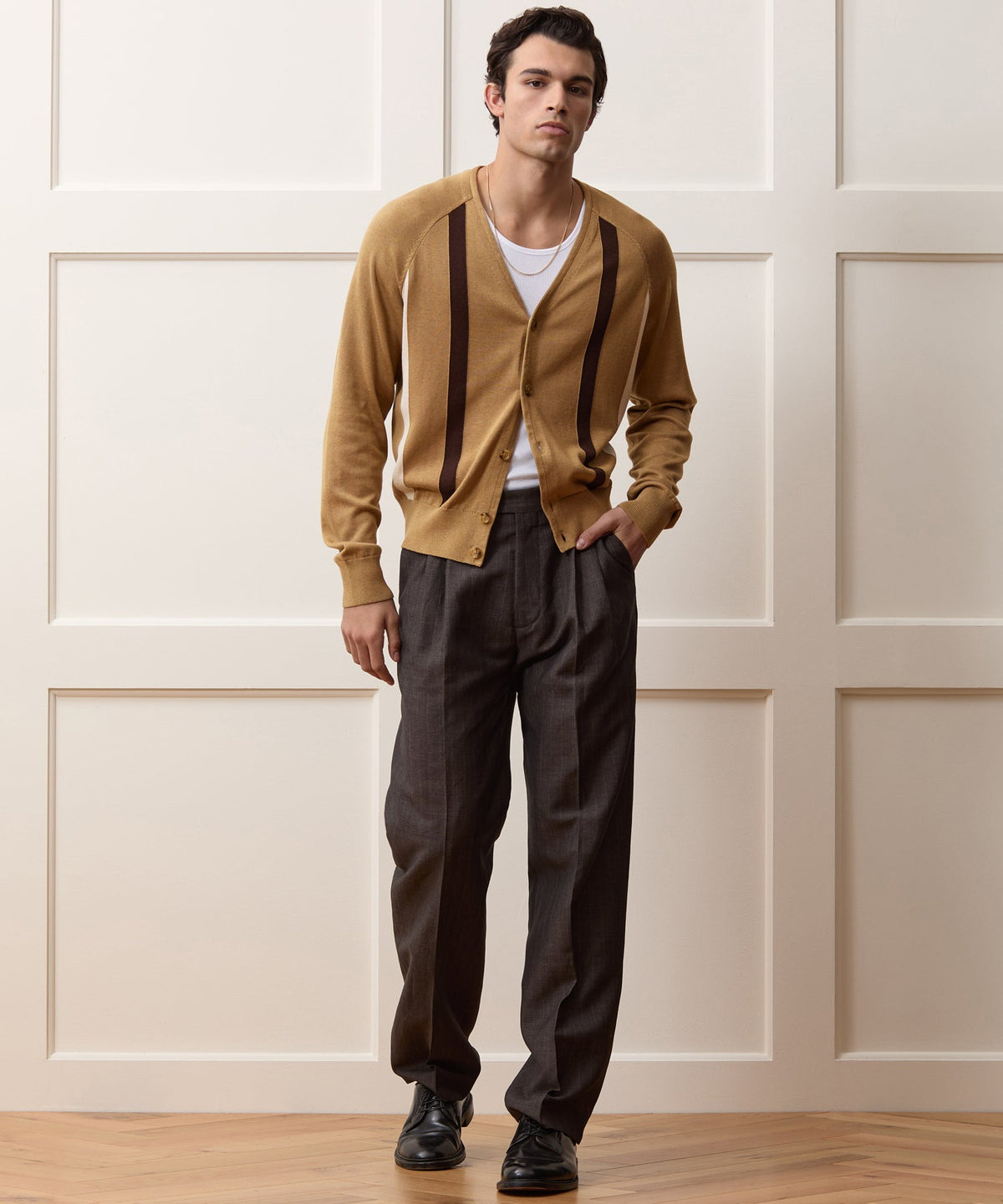 Todd Snyder Silk-Cotton Cardigan - Baja Dunes