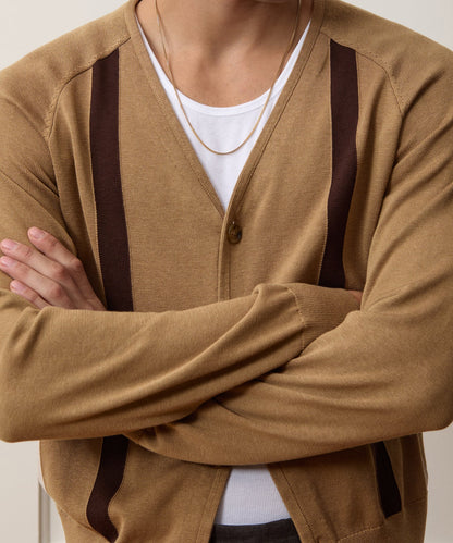 Todd Snyder Silk-Cotton Cardigan - Baja Dunes