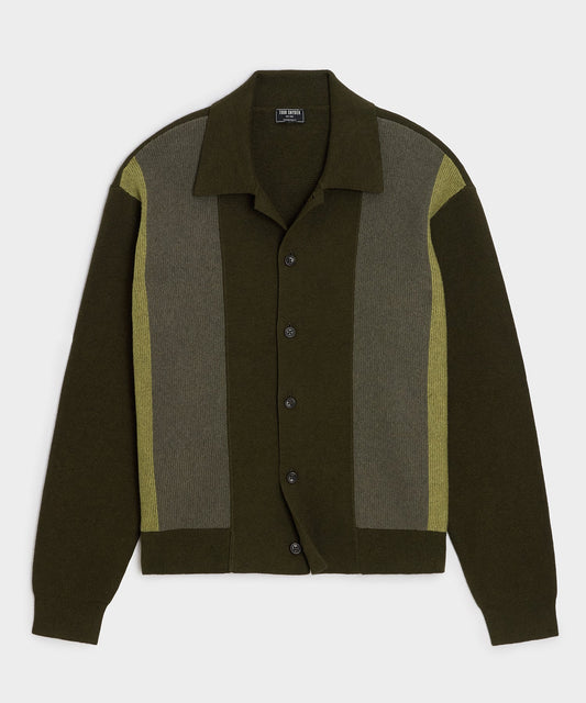 Todd Snyder Melrose Sweater Jacket - Forest Shade