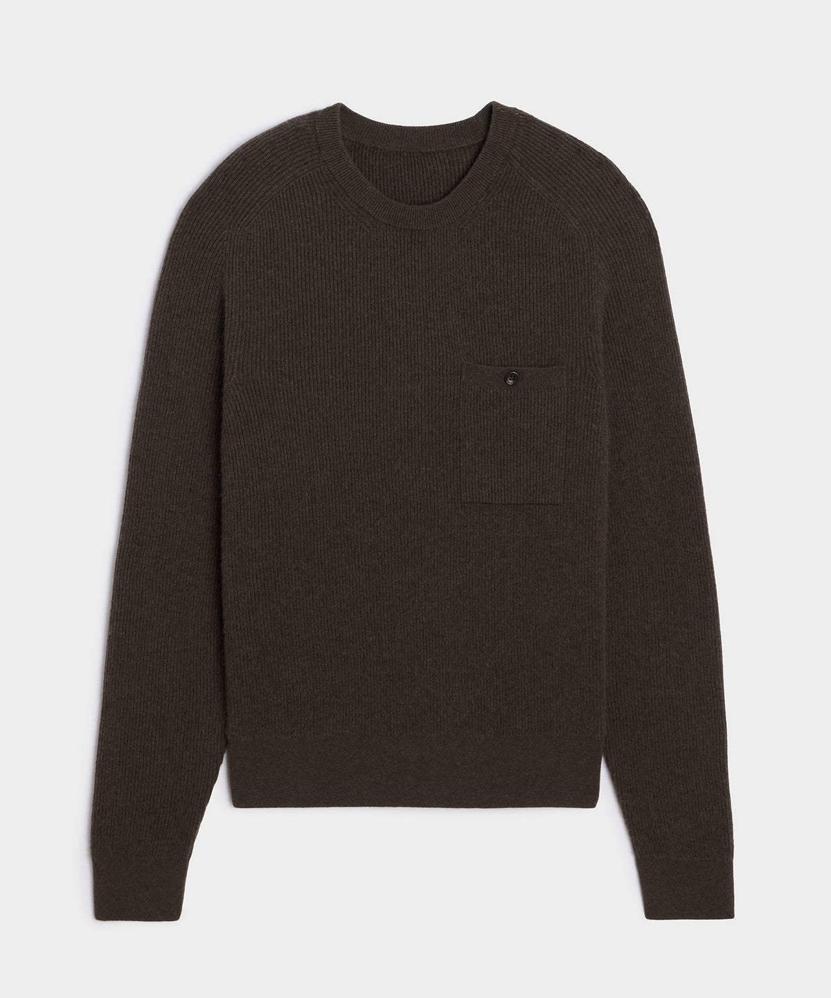 Todd Snyder Made in Italy Cashmere Crewneck Sweater - Dark Mocha