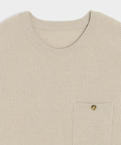 Todd Snyder Made in Italy Cashmere Crewneck Sweater - Oatmeal