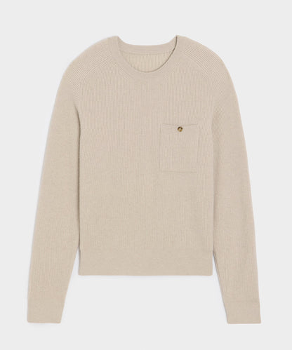 Todd Snyder Made in Italy Cashmere Crewneck Sweater - Oatmeal