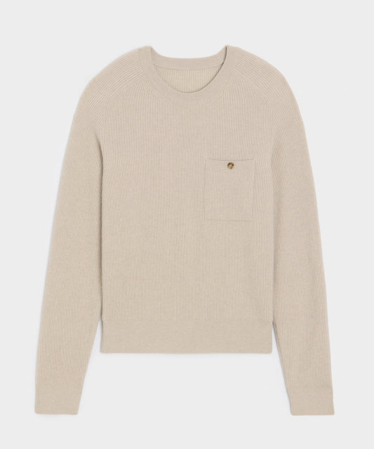 Todd Snyder Made in Italy Cashmere Crewneck Sweater - Oatmeal