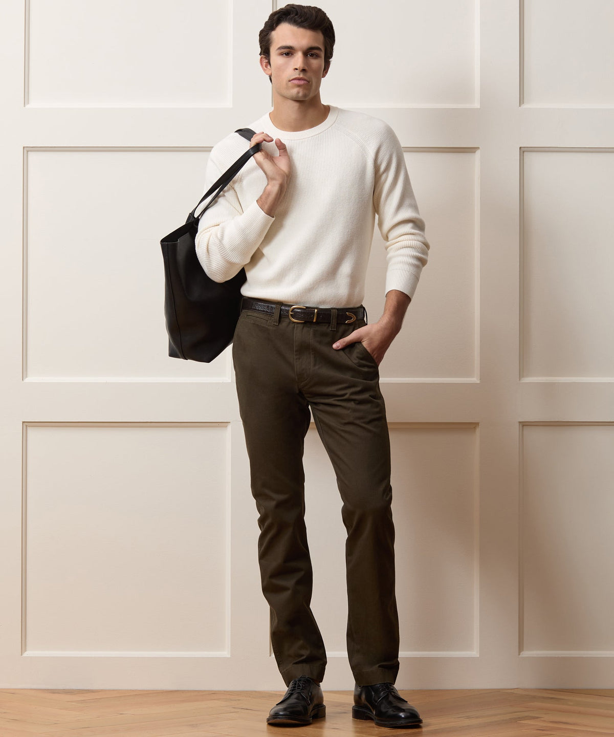 Todd Snyder Beechwood Crewneck Sweater - Bisque