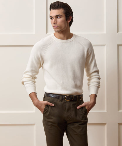 Todd Snyder Beechwood Crewneck Sweater - Bisque