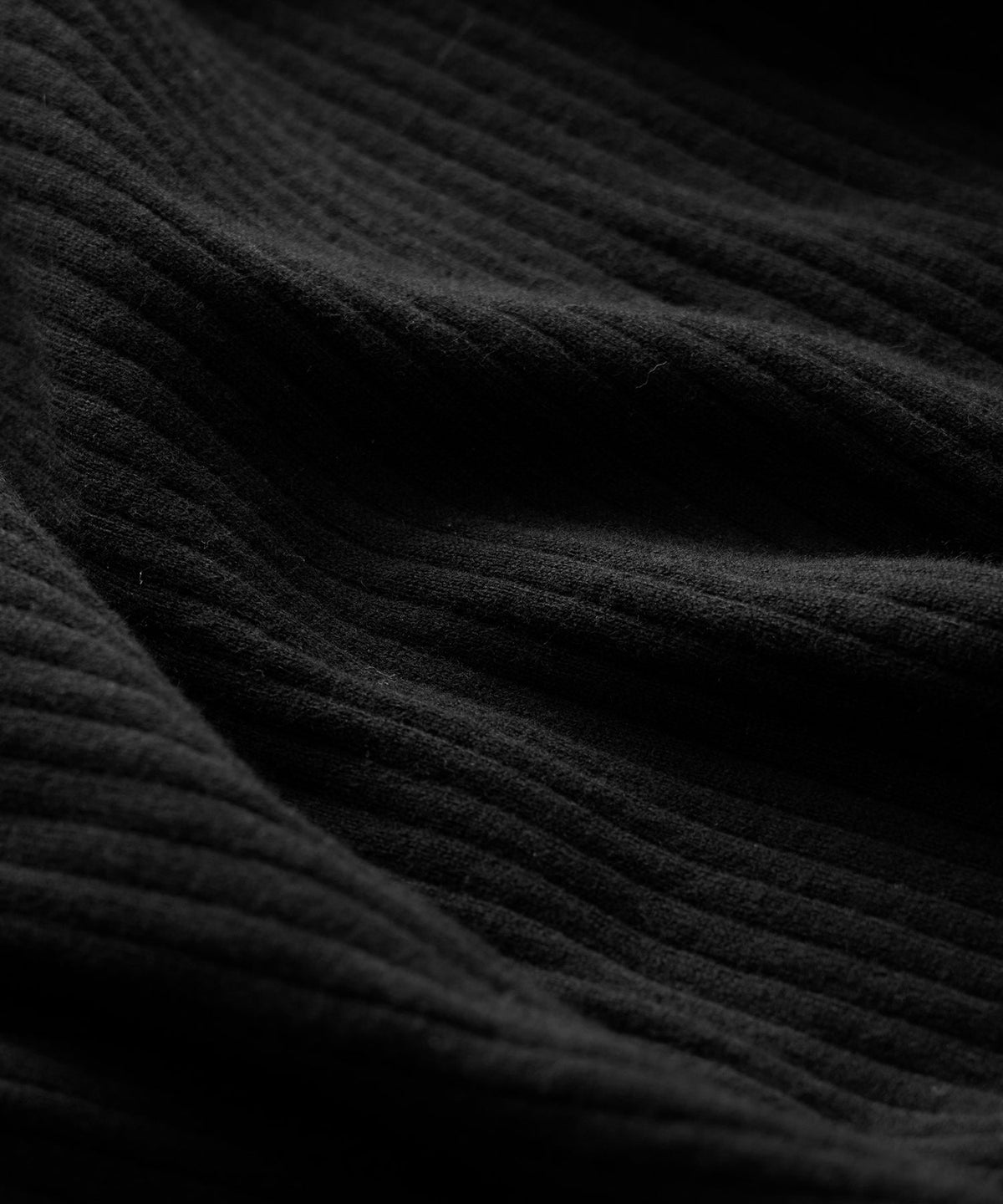 Todd Snyder Ribbed Cotton-Cashmere Sweater Polo - Black