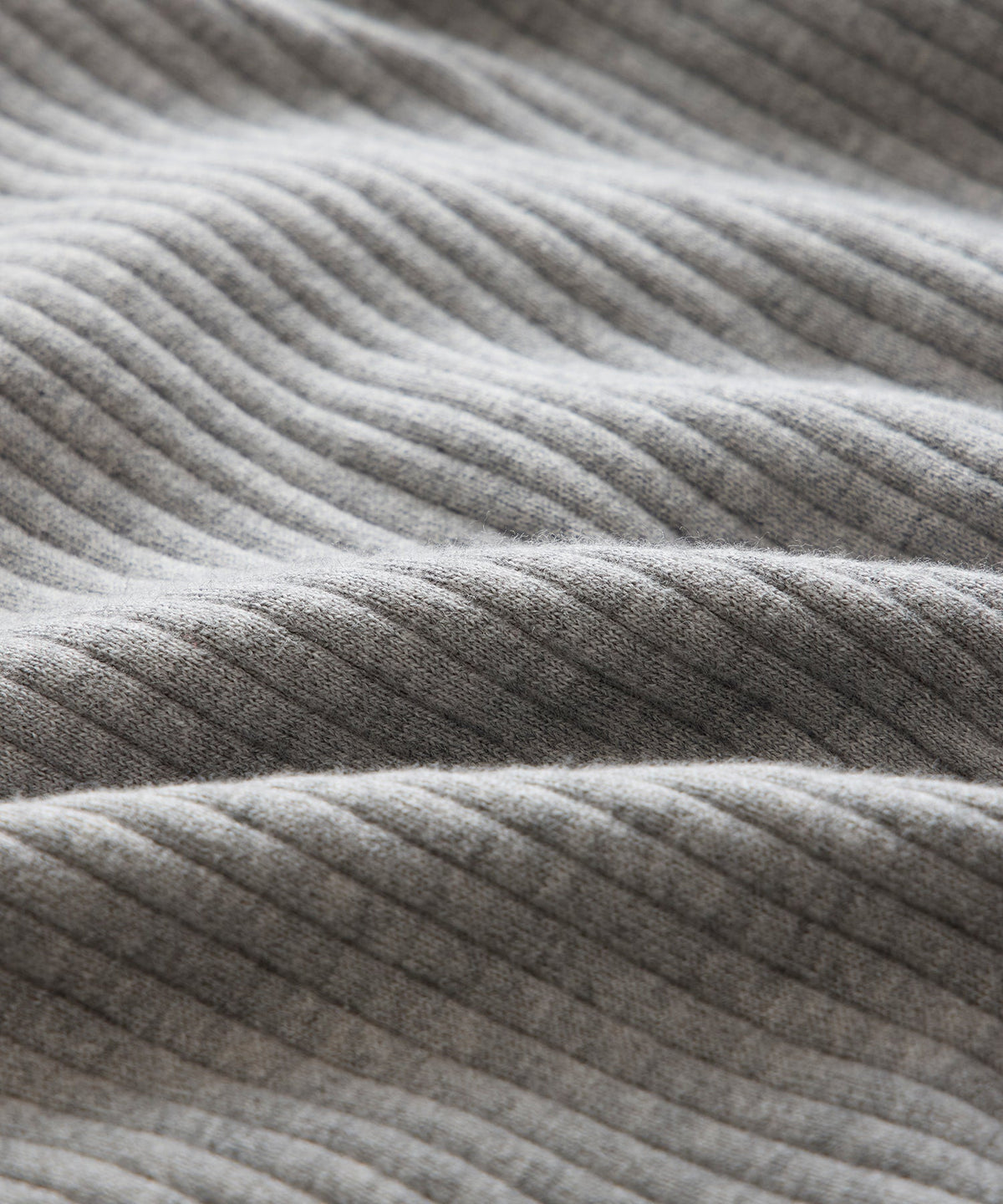 Todd Snyder Ribbed Cotton-Cashmere Sweater Polo - Heather Grey