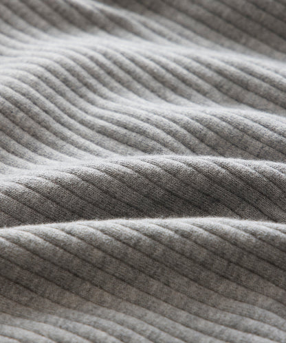 Todd Snyder Ribbed Cotton-Cashmere Sweater Polo - Heather Grey