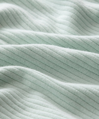Todd Snyder Ribbed Cotton-Cashmere Sweater Polo - Mint