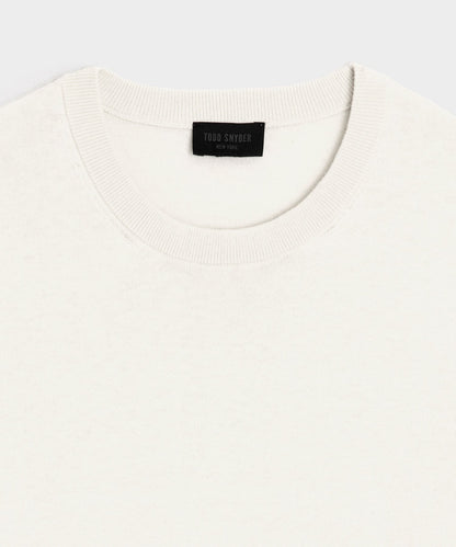 Todd Snyder Cotton-Cashmere Crewneck Sweater - Bisque