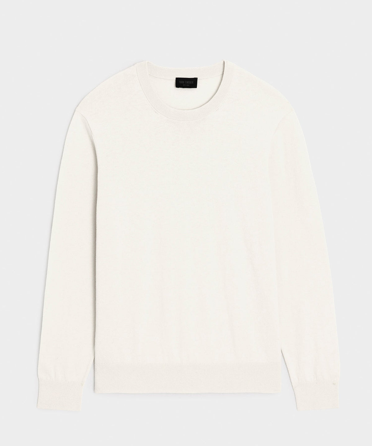 Todd Snyder Cotton-Cashmere Crewneck Sweater - Bisque