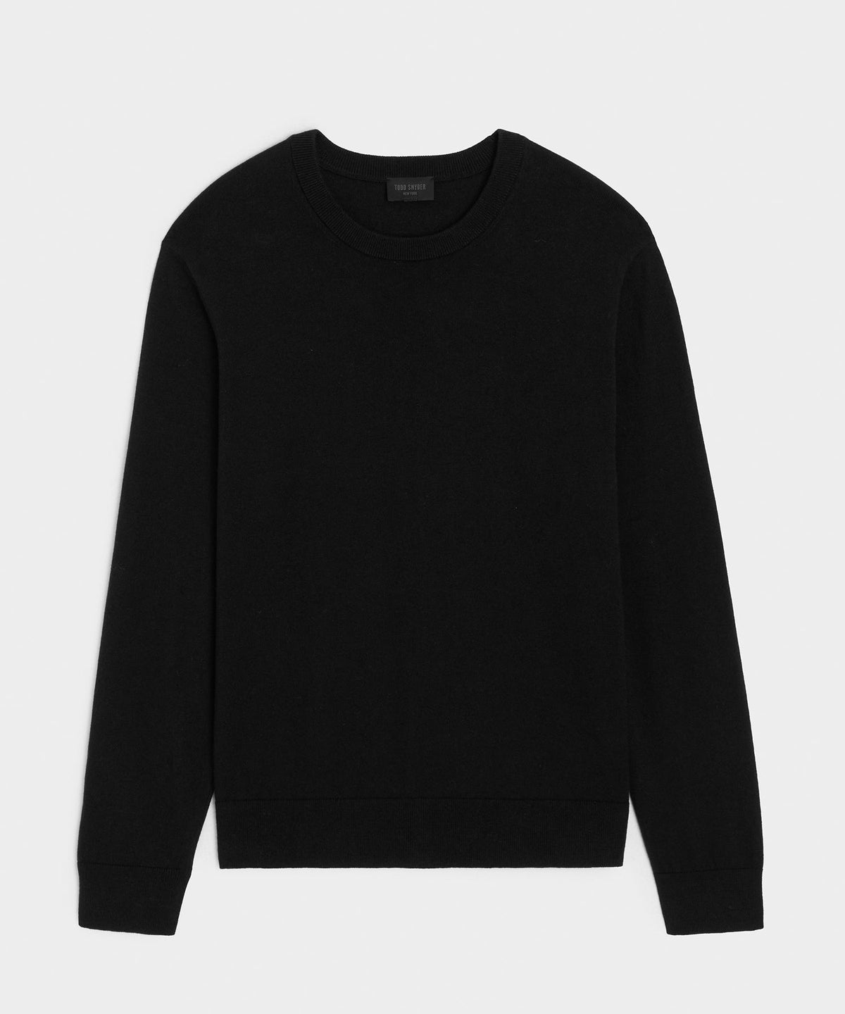 Todd Snyder Cotton-Cashmere Crewneck Sweater - Black
