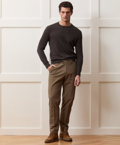 Todd Snyder Cotton-Cashmere Crewneck Sweater - Caviar