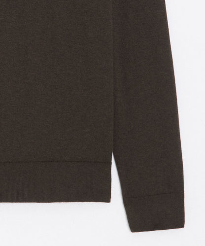 Todd Snyder Cotton-Cashmere Crewneck Sweater - Caviar