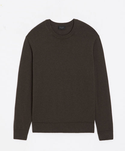 Todd Snyder Cotton-Cashmere Crewneck Sweater - Caviar