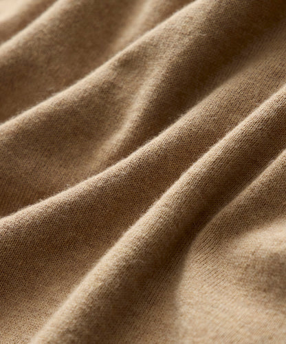 Todd Snyder Cotton-Cashmere Crewneck Sweater - Heather Camel