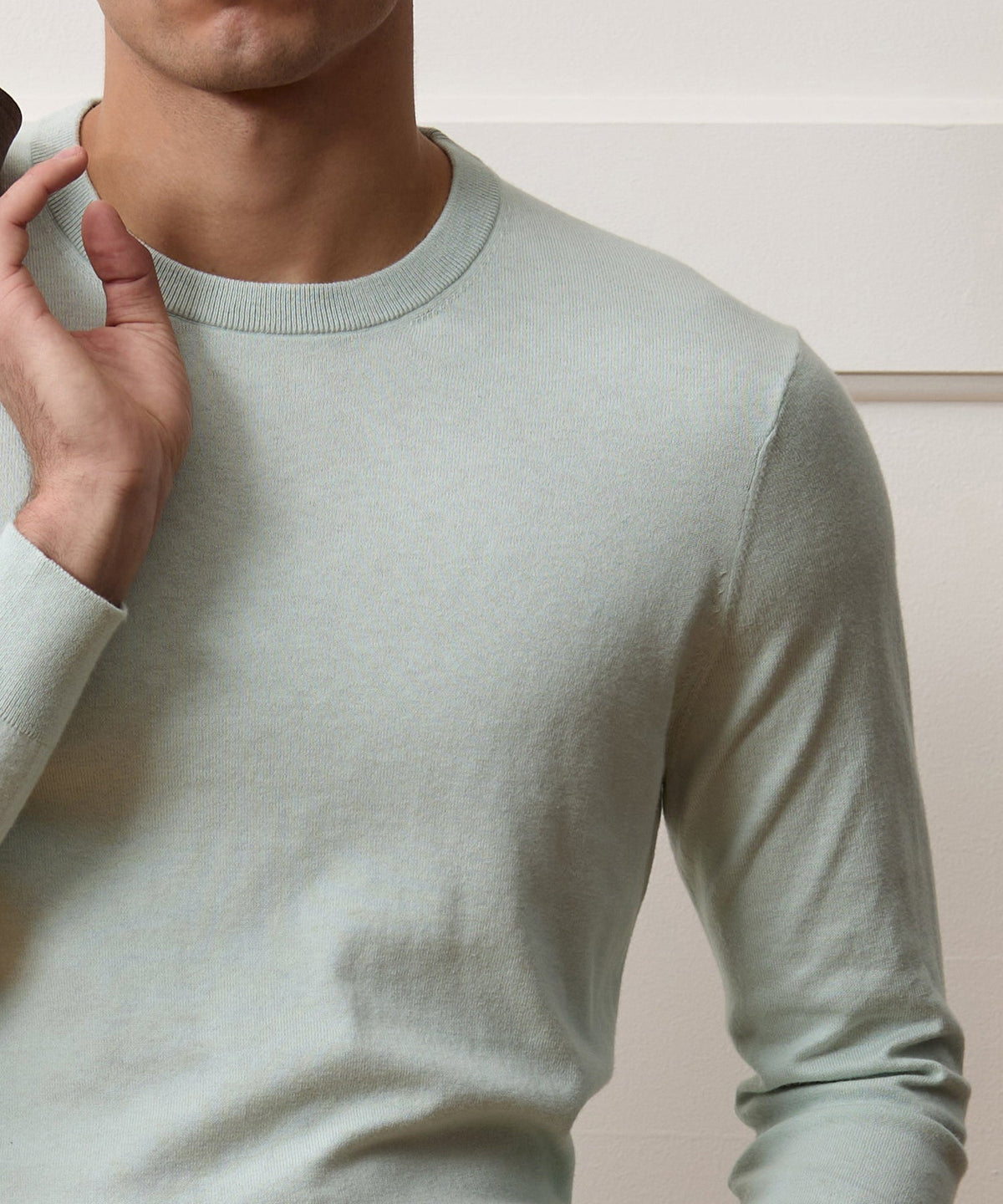 Todd Snyder Cotton-Cashmere Crewneck Sweater - Mint