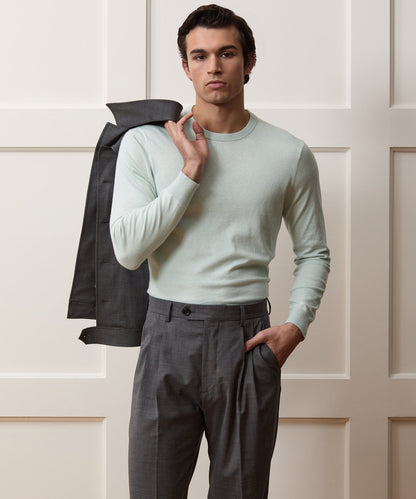 Todd Snyder Cotton-Cashmere Crewneck Sweater - Mint
