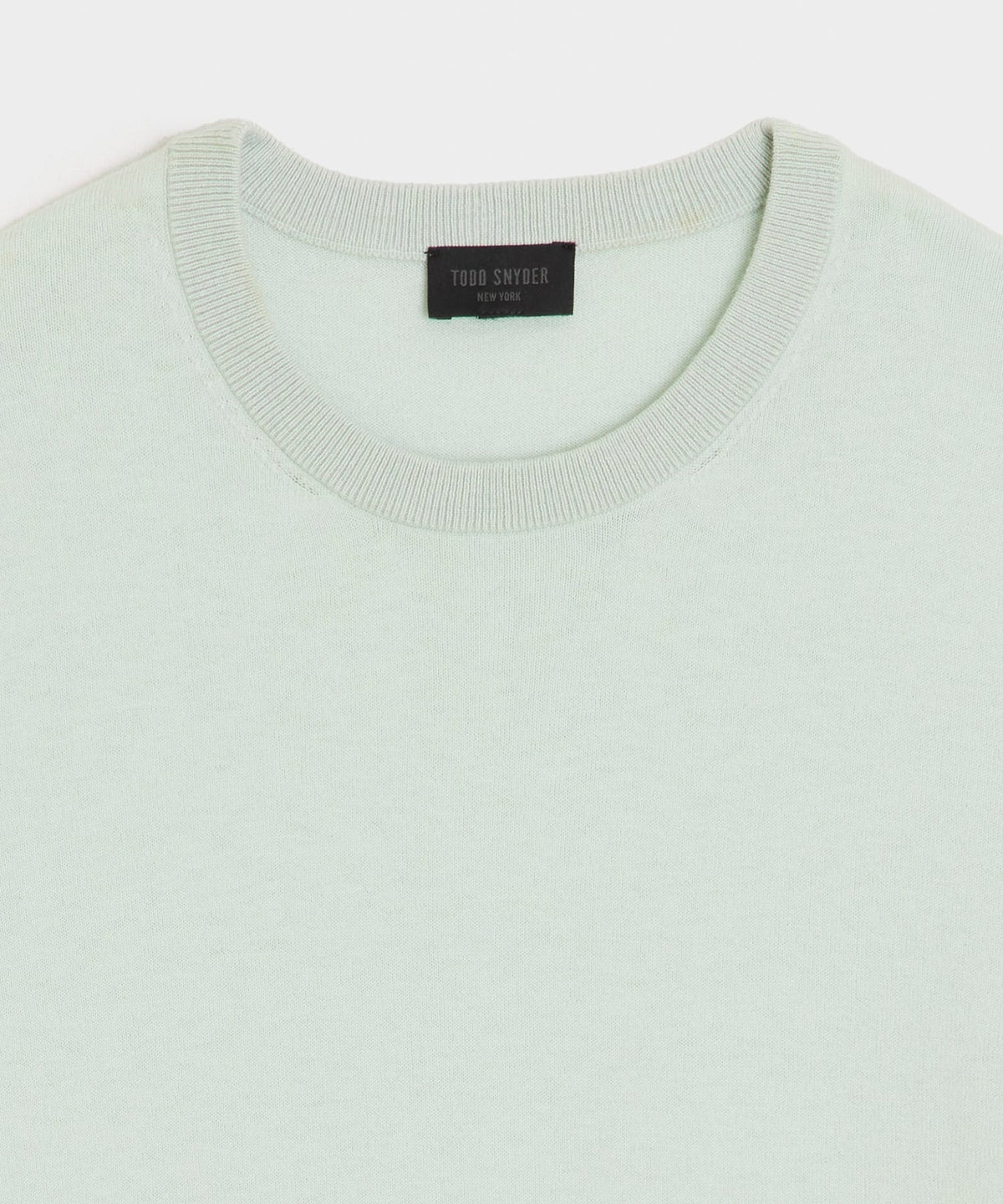 Todd Snyder Cotton-Cashmere Crewneck Sweater - Mint