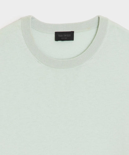Todd Snyder Cotton-Cashmere Crewneck Sweater - Mint