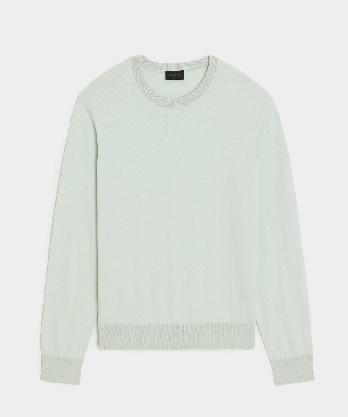 Todd Snyder Cotton-Cashmere Crewneck Sweater - Mint
