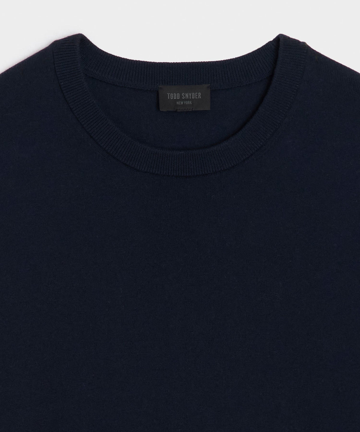 Todd Snyder Cotton-Cashmere Crewneck Sweater - Navy