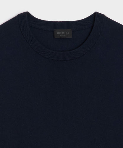 Todd Snyder Cotton-Cashmere Crewneck Sweater - Navy