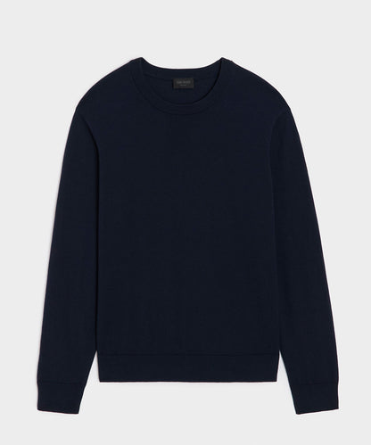 Todd Snyder Cotton-Cashmere Crewneck Sweater - Navy