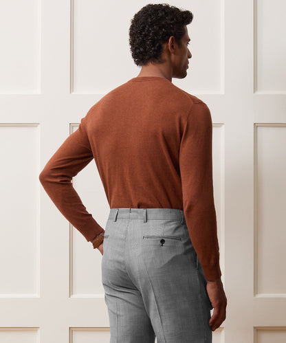 Todd Snyder Cotton-Cashmere Crewneck Sweater - Rust