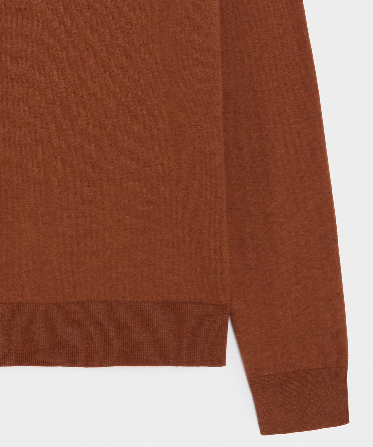 Todd Snyder Cotton-Cashmere Crewneck Sweater - Rust