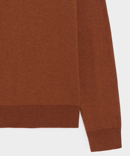 Todd Snyder Cotton-Cashmere Crewneck Sweater - Rust