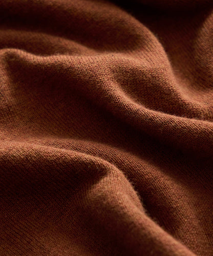 Todd Snyder Cotton-Cashmere Crewneck Sweater - Rust