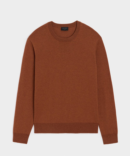 Todd Snyder Cotton-Cashmere Crewneck Sweater - Rust