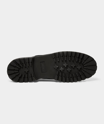 Todd Snyder Lug Sole Boat Shoe - Black