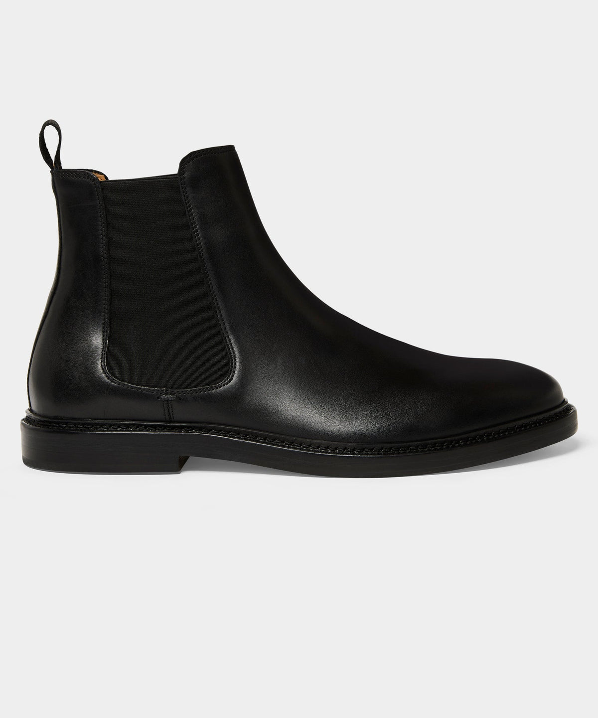 Todd Snyder Leather Chelsea Boot - Black