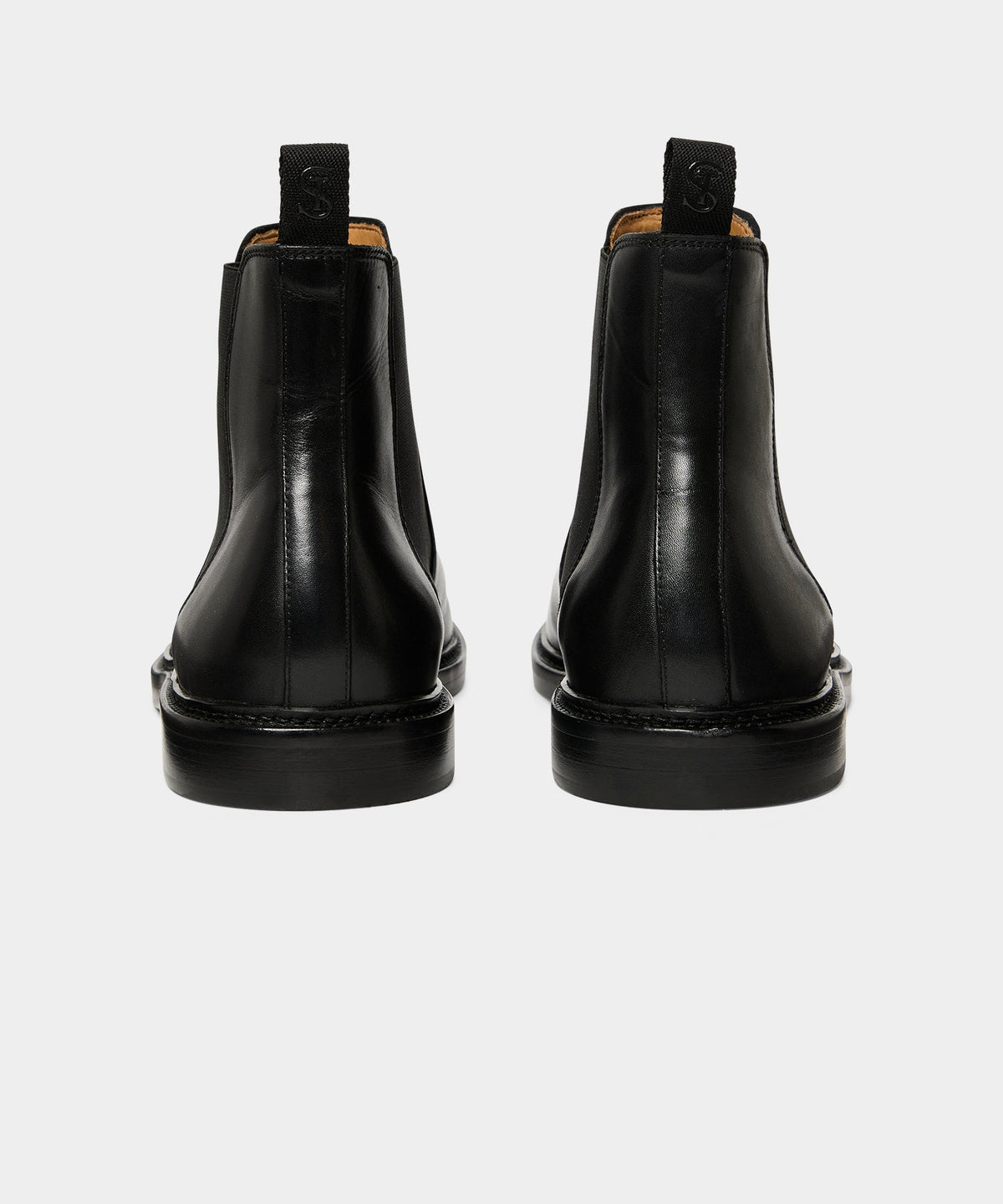 Todd Snyder Leather Chelsea Boot - Black