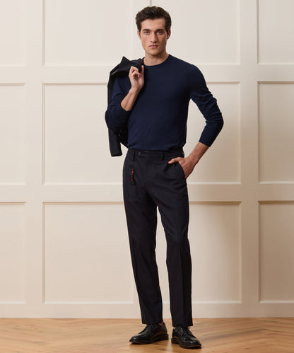 Todd Snyder Pescarolo Italian Cashmere Venti Pants - Navy