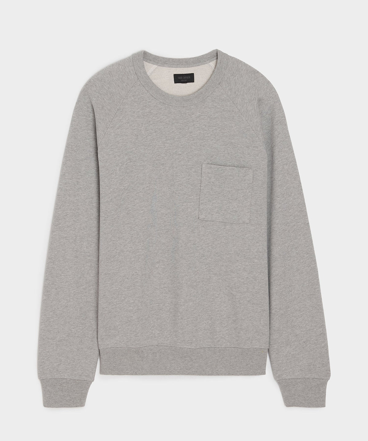 Todd Snyder Foundation Pocket Sweatshirt - Light Grey Mix