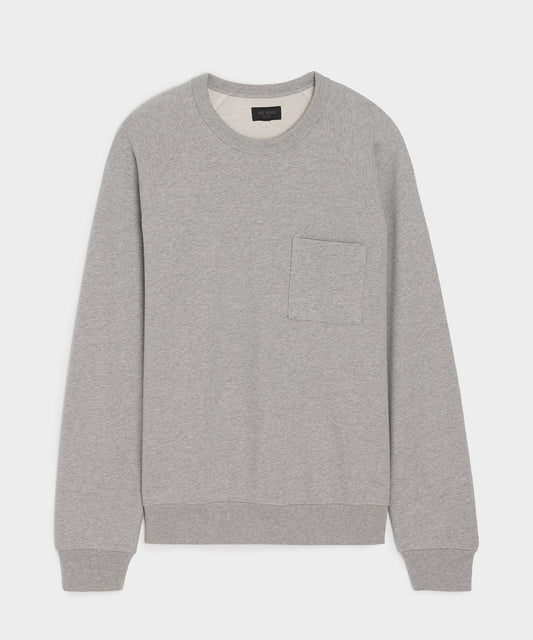 Todd Snyder Foundation Pocket Sweatshirt - Light Grey Mix