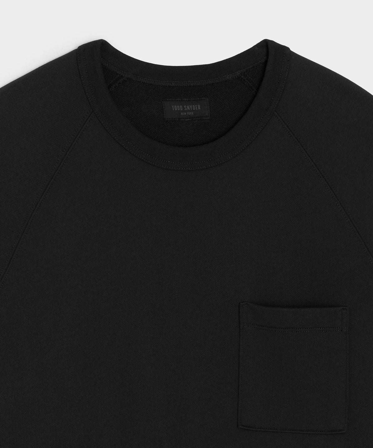 Todd Snyder Foundation Pocket Sweatshirt - Pitch Black