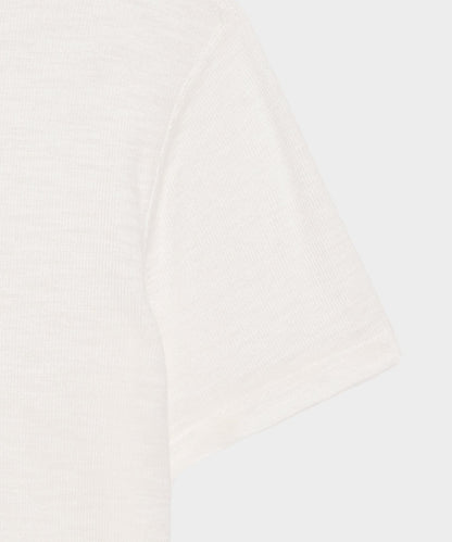 Todd Snyder Lightweight Mini Waffle Tee - Antique White