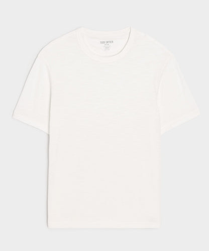 Todd Snyder Lightweight Mini Waffle Tee - Antique White