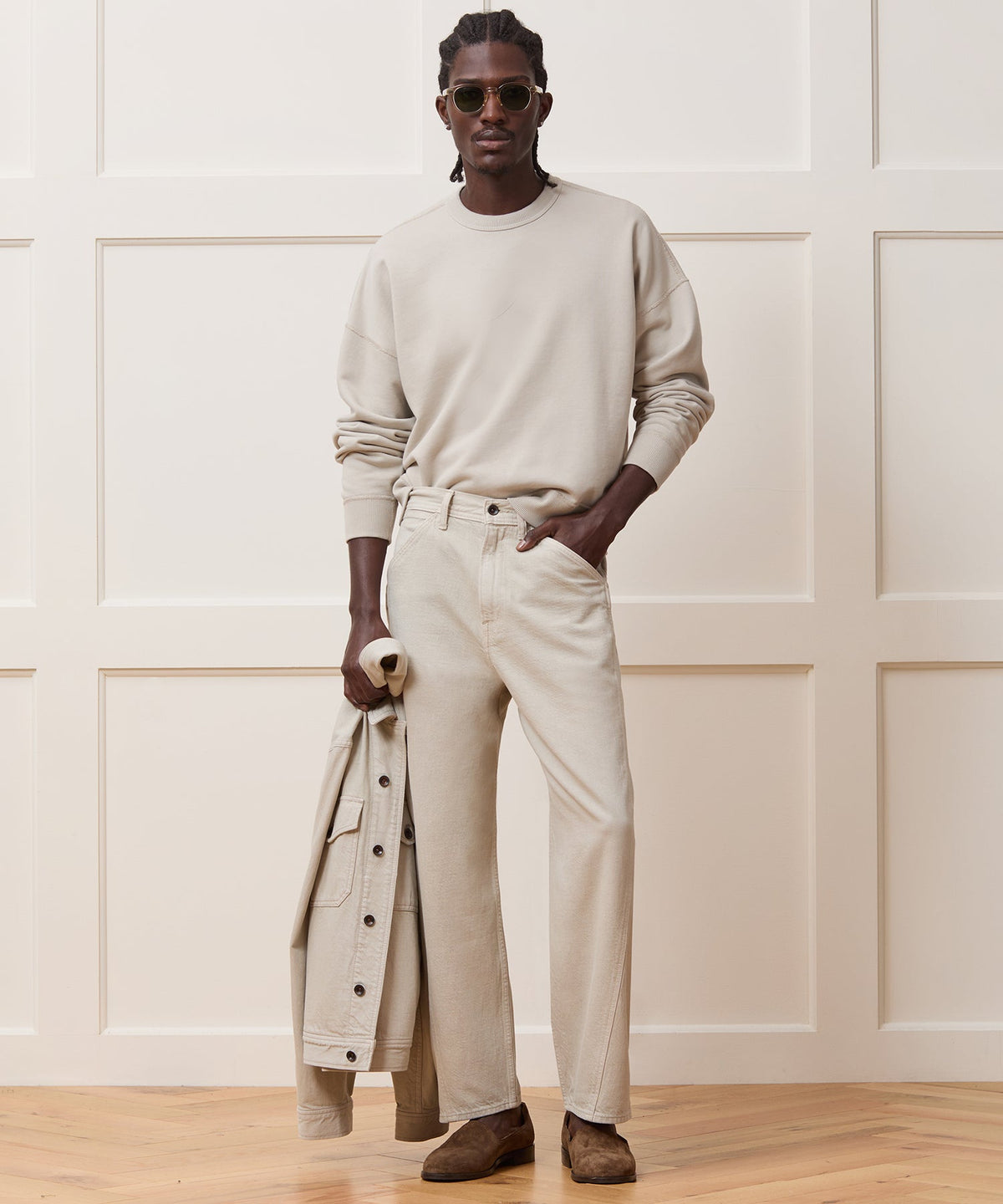 Todd Snyder Soho Sweatshirt - Stone