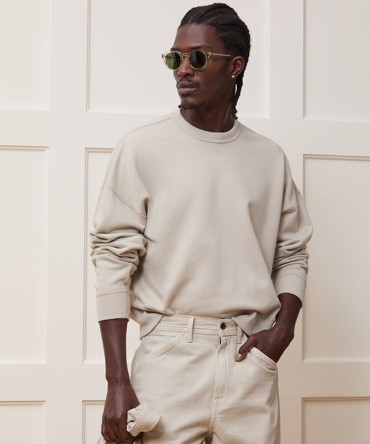 Todd Snyder Soho Sweatshirt - Stone