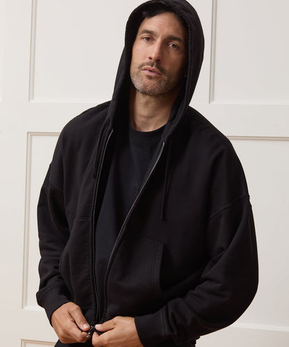 Todd Snyder Soho Full-Zip Sweatshirt - Pitch Black